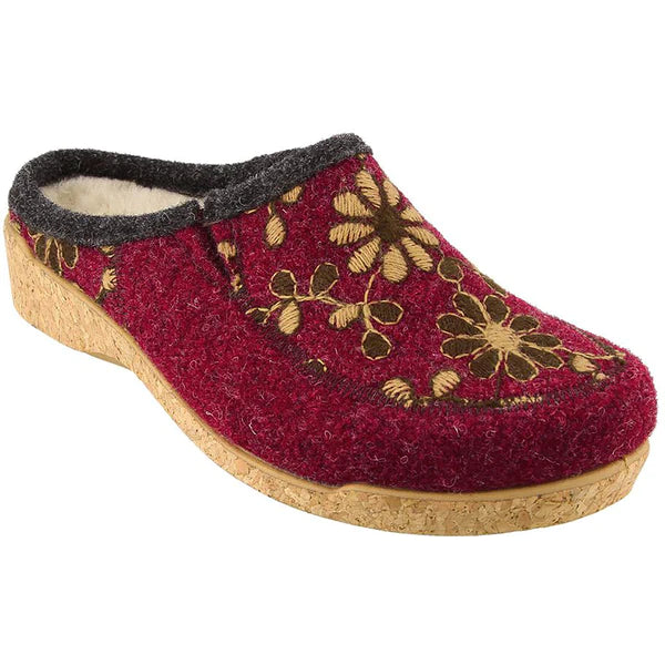 Taos Woolderness Embroidered Wool Clog
